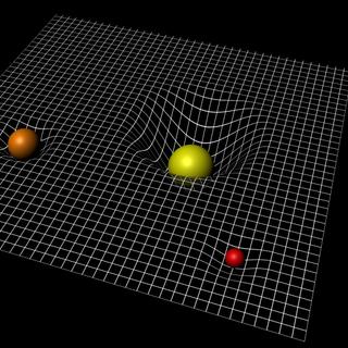 La théorie de la relativité générale considère que chaque objet existe dans un point précis de l’espace, ce qui en fait une théorie classique.&nbsp;© ESA, C. Carreau