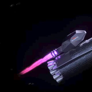 O foguete Sunbird se acoplaria a outros foguetes para impulsioná-los pelo espaço. © Fusão pulsar