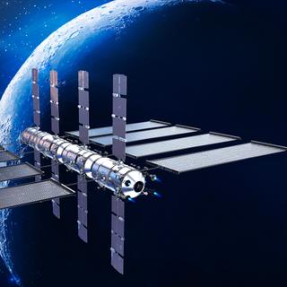 Impressão artística de um veículo marciano concebido pela Thales Alenia Space como parte de um estudo conceitual. © Espaço Thales Alenia, E. Briot