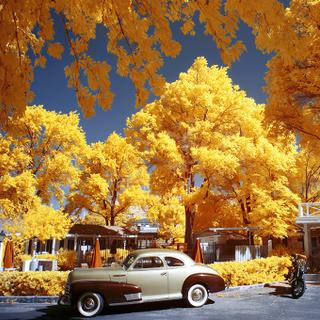 Duas imagens da série “Utah” que ganhou o primeiro prêmio na categoria ensaio no concurso de fotografia infravermelha organizado pela Kolari Vision. © Luciano Demasi