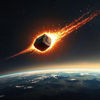 O telescópio espacial James-Webb acaba de enviar as primeiras imagens do asteróide 2024 YR4, que os astrónomos pensavam que poderia atingir a nossa Terra. E certamente não se parece com este curioso objeto apresentado como um asteroide pela inteligência artificial. © Juergen Baur, Adobe Stock