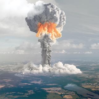 Uma bomba nuclear que caísse sobre Paris causaria, evidentemente, danos consideráveis. E quase instantaneamente, centenas de milhares de pessoas morreram. © kremldepall, Adobe Stock