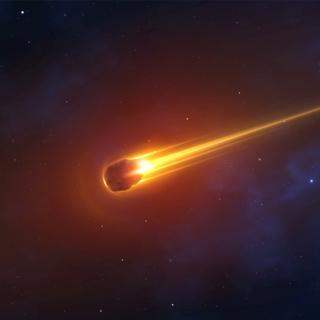 La comète interstellaire&nbsp;3I/Atlas (ici, une simple illustration)&nbsp;continue de soulever bien des questions quant à sa nature. © lauritta, Adobe Stock