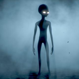 Dans les années 1980, un chercheur a imaginé ce que serait devenu un dinosaure carnivore s’il n’avait pas été balayé de la surface de la Terre par une météorite meurtrière. Résultat : un individu qui ressemble étrangement à l’image qui nous est parfois faite des extraterrestres. © merlin74, Adobe Stock