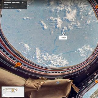 Visitez la Station spatiale sur Google Street View grâce à Thomas Pesquet. C’est la première fois que des images Street View sont prises au-delà de la Terre. © Google