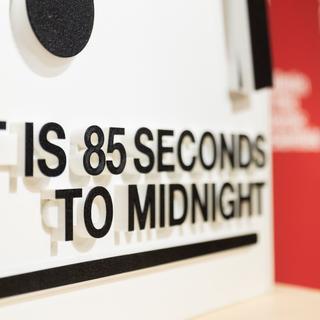 Le Conseil scientifique et de sécurité du Bulletin of the Atomic Scientists vient de réévaluer l’heure qu’il est à l’horloge de l’Apocalypse. Sans grande surprise, nous nous sommes encore rapprochés de minuit… © Bulletin of the Atomic Scientists