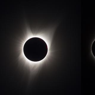 Photographier l’éclipse de Soleil du 12&nbsp;août 2026 –&nbsp;ici, différentes phases –&nbsp;demande un minimum de préparation. Filtre, trépied, focale, exposition. Patrick Lécureuil est passionné d’astrophotographie et ses conseils sont précieux. Le dernier peut-être plus que tous les autres… © Patrick Lécureuil, Tous droits réservés