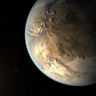 A habitabilidade de um planeta é um conceito complexo que inclui diversas condições, não apenas a posição dentro da zona habitável. © NASA Ames, Instituto Seti, JPL-Caltech