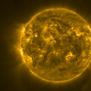 L’activité de notre Soleil avec une image prise par la mission Solar Orbiter en octobre 2023. © Solar Orbiter, ESA, Nasa, EUI Team