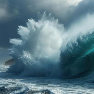 Não se preocupe com o aumento do nível do mar nas costas dos Estados Unidos. Isso é o que um relatório oficial disse no meio do ano. Mas um oceanógrafo está agora a questionar esta conclusão. Ilustração gerada usando IA. © Mustafá, Adobe Stock