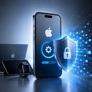Apple va accélérer le rythme pour le déploiement des mises à jour de sécurité face à la menace des IA. © SB, ChatGPT