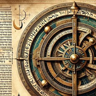 Imagem gerada por inteligência artificial representando um astrolábio. Não tem valor informativo. © CA e DALL-E para Futura