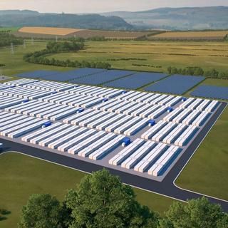Voici à quoi pourrait ressembler la batterie géante fer-air qui va être construite dans le Maine. © Form Energy
