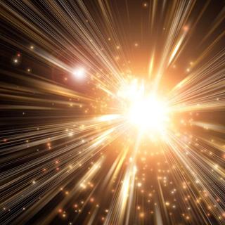 Uma impressão artística do Big Bang, embora geralmente não deva ser pensado como uma explosão no espaço-tempo pré-existente. © papai noel design, Fotolia