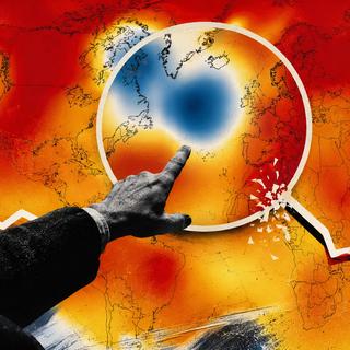 Il existe une une zone dans le monde qui se refroidit alors que tout le reste se réchauffe. © Xavier Demeersman, ChatGPT