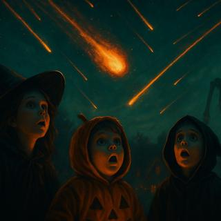 As estrelas cadentes Taurid podem representar um risco dentro de alguns anos. © XD com ChatGPT