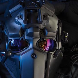 O Exército está atualmente testando o potencial deste estranho capacete. © Devtac