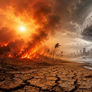 Les climatologues redoutent que le pire soit encore devant nous. © CB avec ChatGPT