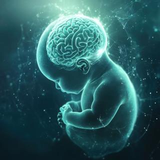 O desenvolvimento do cérebro fetal pode ser influenciado por eventos climáticos extremos vividos durante a gravidez, com impactos em particular na emoção e na cognição. © Chayanin Wongpracha, Adobe Stock (imagem gerada por IA)