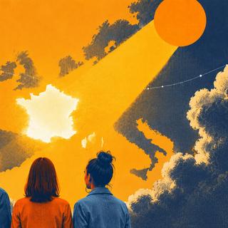 La quantité de rayons solaires qui atteint le sol change en raison de la composition de l'atmosphère.&nbsp;© Xavier Demeersman, ChatGPT