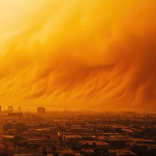 A poeira de areia vai colorir o céu de parte da França entre esta quarta e quinta-feira. © tita, Adobe Stock