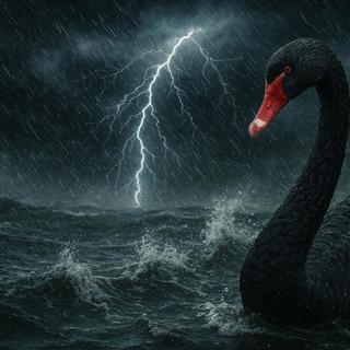 Certains événements météo destructeurs sont ce qu'on appelle des « cygnes noirs ». © Karine Durand, image Bing