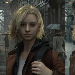 À esquerda, o jogo Resident Evil; à direita, a versão modificada com DLSS 5. © Nvidia