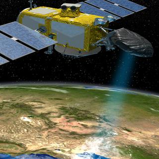 Jason-3 survole de la côte californienne.&nbsp;© NASA/JPL-Caltech
