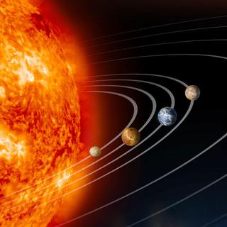 Autour de notre étoile, le Soleil, gravitent huit planètes. © Nasa, JPL