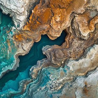 Il existe un cycle profond de l'eau, qui implique le manteau terrestre et est aujourd'hui étroitement lié à la tectonique des plaques.&nbsp;©&nbsp;Honey,&nbsp;Adobe Stock (image générée avec IA)