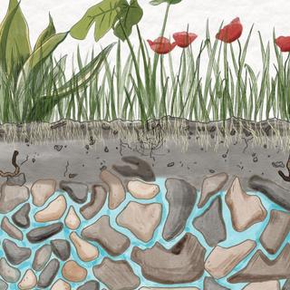 A água subterrânea representa 98% da água doce líquida da Terra. © ONU Water, fornecido por Damien Jougnot, The Conversation