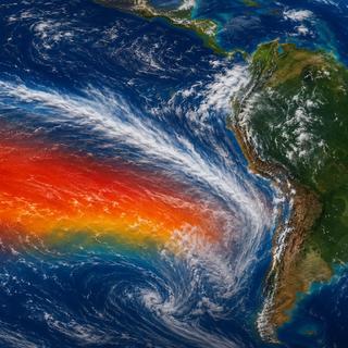 À peine installé, El Niño semble déjà avoir des conséquences sur une partie du monde. © KD, chatGPT