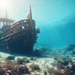 Arqueólogos do DRASSM exploraram os destroços de um navio mercante do século 19 no fundo do Mediterrâneo. © Família AS Photo, Adobe Stock