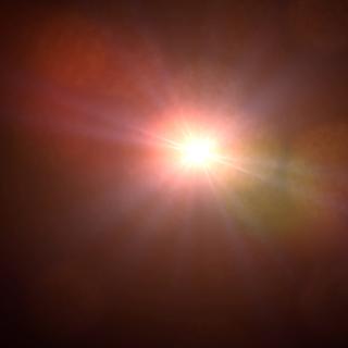 Illustration d'une exoplanète habitable en orbite autour d'une étoile qui ressemble à une naine orange. © dottedyeti, Adobe Stock