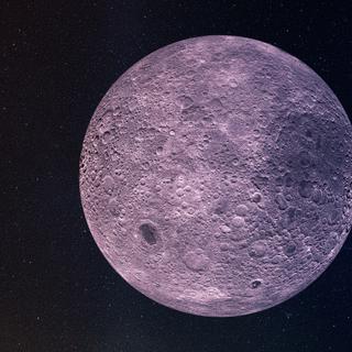 Sur sa face cachée, la Lune présente un étonnant visage, qu'un impact géant aurait pu façonner. © alones, Adobe Stock