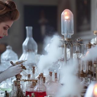 Bien avant que John Tyndall ne soit salué pour ses travaux sur les gaz à effet de serre, Eunice Newton Foote parlait du réchauffement climatique. Illustration générée à l'aide d'une IA. © Yulia, Adobe Stock