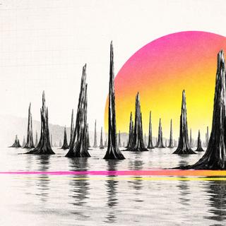 O risco de fortes terremotos e tsunamis é real na costa da América do Norte. Em questão: a zona de subducção de Cascadia. Ilustração da floresta fantasma. ©XD