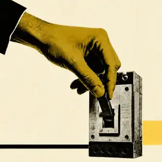 Aux États-Unis, la course aux data centers vient de rencontrer une résistance inattendue. Illustration créée à l'aide d'un outil IA. © Xavier Demeersman, Futura