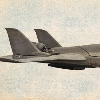 Com sua aparência de modelo de avião de combate, o Fury 120 é, no entanto, muito robusto e rápido. © ALM Meca, modificado por SB, IA ChatGPT