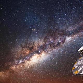 Une vue d'artiste de Gaia sondant les secrets archéologiques de l'histoire de la Voie lactée. © S. Brunier, ESA