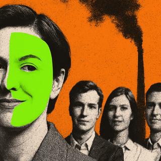 Il y a des discours de marques qui ne sont plus acceptés et rentrent directement dans la case du&amp;nbsp;greenwashing. © XD avec ChatGPT