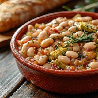 Les haricots blancs sont une source importante de fibres. © Borasca, Adobe Stock