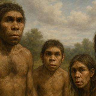 O osso de uma criança, com 850 mil anos, constitui a evidência mais antiga de canibalismo descoberta na Europa. © XD com ChatGPT (gerado usando IA)