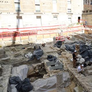Sous Paris, ce vestige pourrait enfin apporter la preuve matérielle qui manquait depuis 2 000 ans au récit de Jules César. ©&nbsp;Anastasia Choquet,&nbsp;DRAC Île-de-France