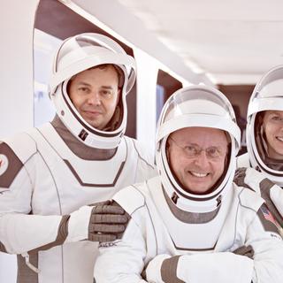 Os astronautas da Tripulação-11. © EspaçoX