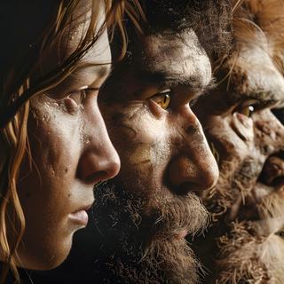 Neandertais e Sapiens hibridaram no passado, mas não de forma homogênea revela um novo estudo. © Jasmine, Adobe Stock (imagem gerada por IA)