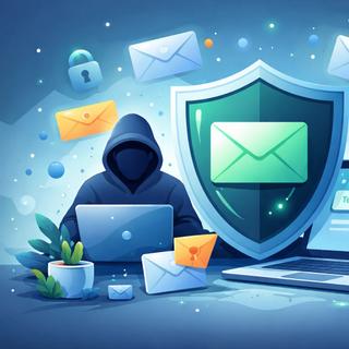 Serviços de e-mail descartáveis: um bom reflexo. © SB, IA ChatGPT