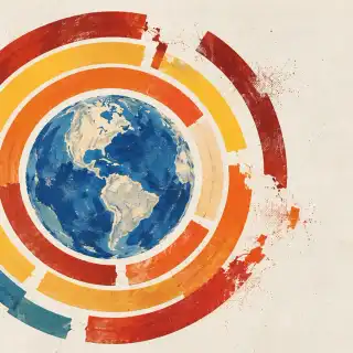 Pour savoir si la Terre reste dans sa zone de sécurité, les scientifiques surveillent neuf grands processus. En 2026, sept ont déjà franchi leurs limites. Et le plus inquiétant est ailleurs… Illustration créée à l'aide d'un outil IA. © Xavier Demeersman, Futura