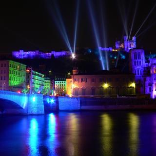 La fête des lumières à Lyon a lieu autour du 8 décembre. © Jean-Claude Drillon, Fotolia