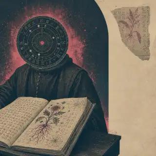 Le manuscrit reste encore aujourd'hui indéchiffrable. Image d'illustration générée à l'aide d'un outil IA. © Xavier Demeersman, ChatGPT